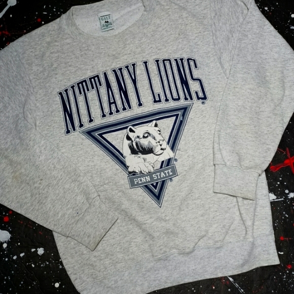 NCAA Other - Vintage 80s Penn State Nittany Lions graphic Galt Sand crewneck sweater RARE